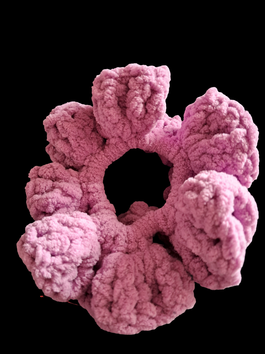 Crochet scrunchie