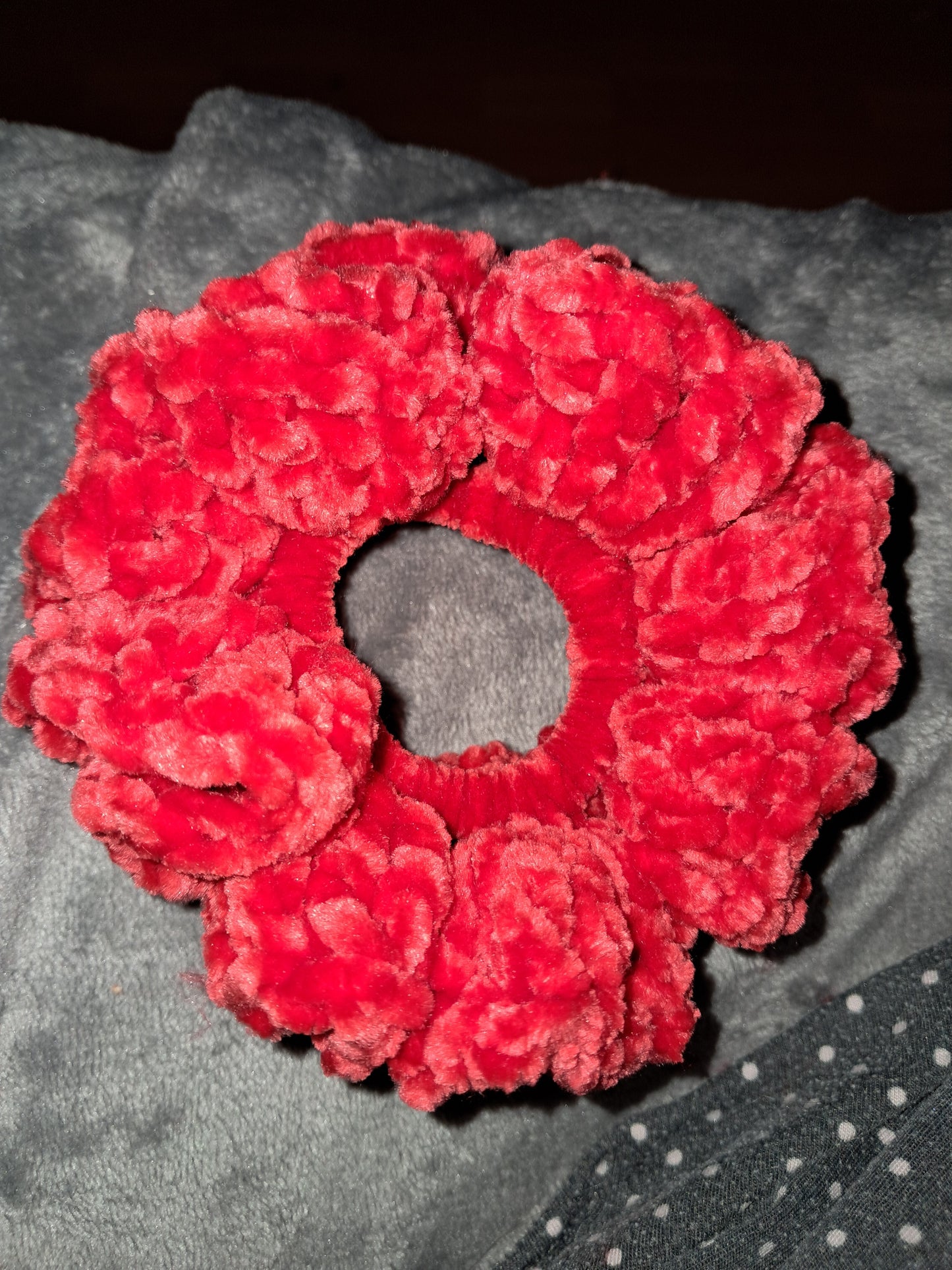 Crochet scrunchie